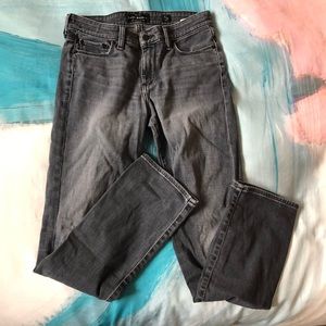 Grey straight leg jean